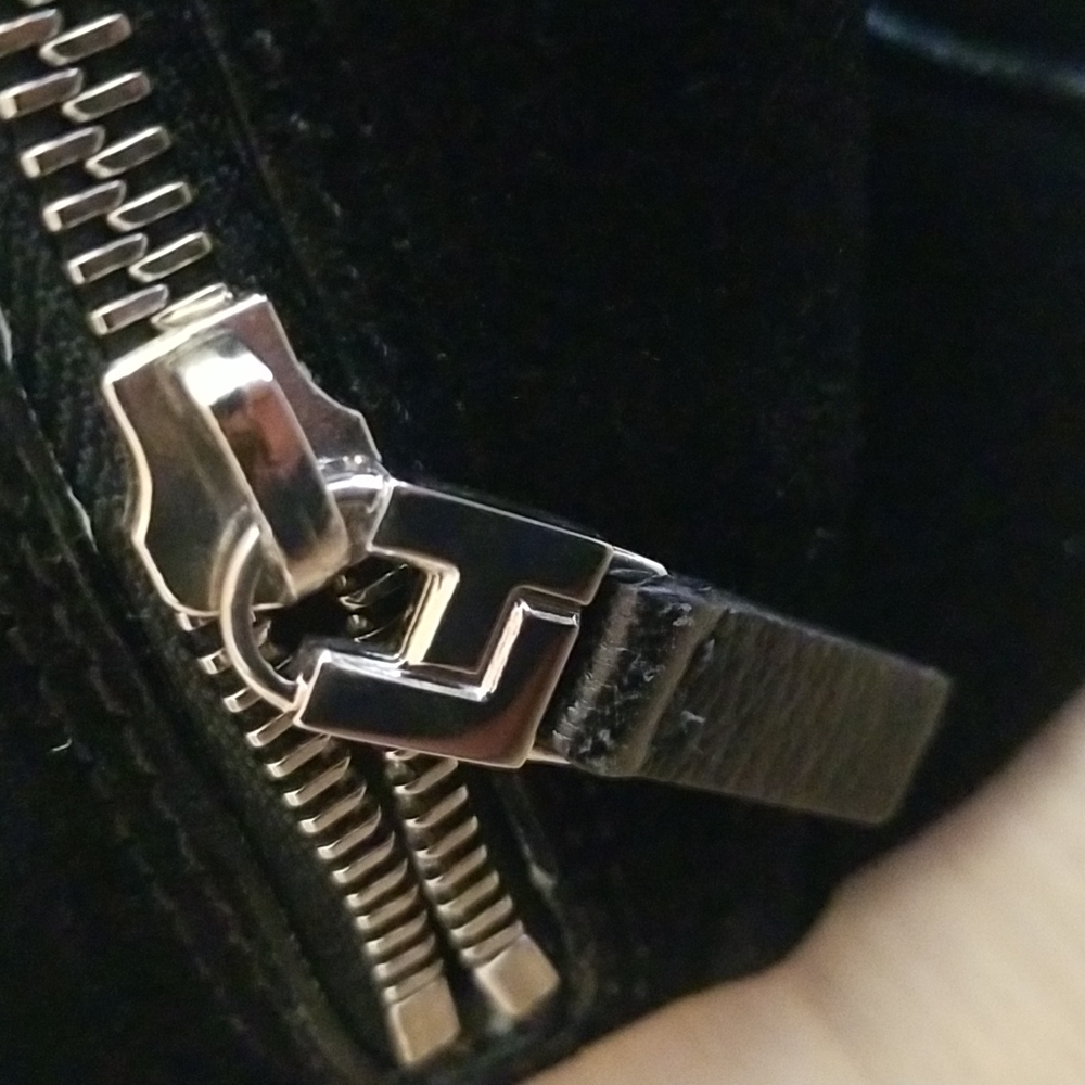 Suede Black Shoulder Bag - Picture 8 of 16